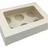 6 Holes Clear Window CupCake Box With Inserts