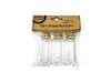 7.5cm 3PK Mini Craft Glass Bottles With Cork Lids