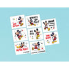 8pcs Mickey Tattoos (1 Sheet)