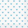 Small Blue Hearts Baby Shower Napkins / Serviettes
