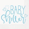 Large Blue Baby Shower Napkins / Serviettes