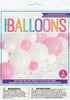 Balloon Centrepiece Kit -Pink & White