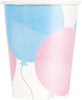 Gender Reveal Party Paper Cups 8pk