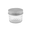 135ML Quilted Glass Conserve Jar Pack of 4