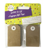 30PK Small D.I.Y Luggage Gift Tags Brown