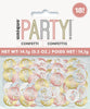 18th Birthday Rose Gold Silver & Gold Table Foil Confetti 14g