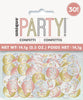 30th Birthday Rose Gold Silver & Gold Table Foil Confetti 14g