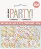 50th Birthday Rose Gold Silver & Gold Table Foil Confetti 14g