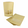 Zip Lock Brown Bags 15CM x 10CM 8PK