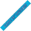 Happy 16th Birthday Glitz Blue Foil Banner