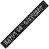Happy 80th Birthday Glitz Black Foil Banner