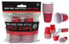 Mini Red USA Style Disposable Shot Cups (2OZ) - 20PK