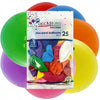 Assorted Standard Colours 30cm Balloons 25pk