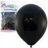 Black 30cm Balloons 25pk