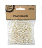 Krafters Korner 50G 8mm Cream Pearl Beads DIY Craft