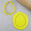 Egg Shape Cookie Cutter 89mm