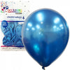 Chrome Blue 30cm Balloons 6pk