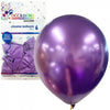 Chrome Purple 30cm Balloons 6pk
