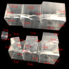 8x8x8cm Clear PVC Boxes 10pcs