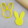 Bunny Ears Easter Plastic Cookie Cutter