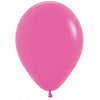 Matte Fuchsia/ Hot Pink (012) 12cm  Mini Size Sempertex Latex Balloon