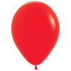 Matte Red (015) 12cm  Mini Size Sempertex Latex Balloons