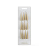 GOLD BULLET CAKE CANDLES