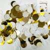 Gold Foil & White Paper Dot Confetti