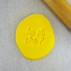 He or She Cookie Embosser