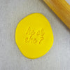 He or She Cookie Embosser