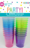 20pk 20ml Rainbow Shot Glasses