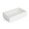 MONDO COOKIE BOX RECTANGLE WITH CLEAR COVER - 22.5 X 11.5 X3.5CM