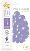 Sempertex Matte Lilac 30cm Latex Balloon 18pk
