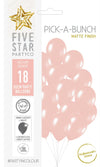 Sempertex Matte Peach 30cm Latex Balloon 18pk