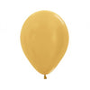 Metallic Gold (570) 12cm Mini Size Sempertex Latex Balloons