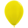 Metallic Yellow 12cm  Mini Size Sempertex Latex Balloons