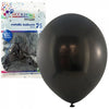 Metallic Black 30cm Balloons 25pk