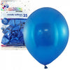 Metallic Royal Blue 30cm Balloons 25pk