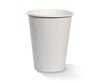 12oz Paper White Single Wall Coffee Cups Drinking Cups 50PCS