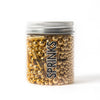 Shiny Gold Bubble & Bounce Edible Food Sprinkles  - BY SPRINKS 75g