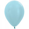 Satin/Pearl  Blue 12cm  Mini Size Sempertex Balloons