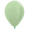 Satin Green 12cm  Mini Size Sempertex Balloons