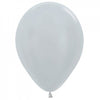 Satin Silver (481) 12cm  Mini Size Sempertex Balloons