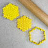 Snowflake Cookie Frozen Christmas Cutter and Debosser Set