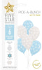 Snowflake 30cm 6pk Latex Balloons