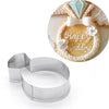 Stainless Steel Wedding Ring Cookie Cutter
