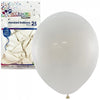 White 30cm Balloons 25pk