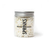 XL WHITE Snowflakes  Edible Food SPRINKLES  - BY SPRINKS 60g