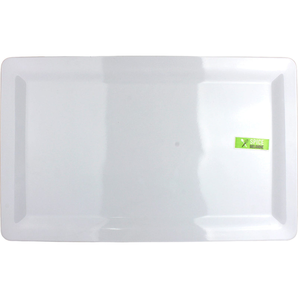48x30cm White Rectangular Melamine Platter. Top Party Supplies