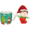 Elf Christmas Mug & Plush Toy Gift Set